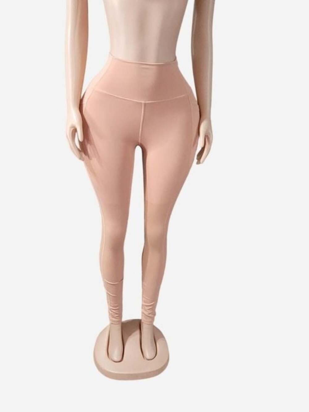High-Waist Sculpting Jeggings in Dusty Pink